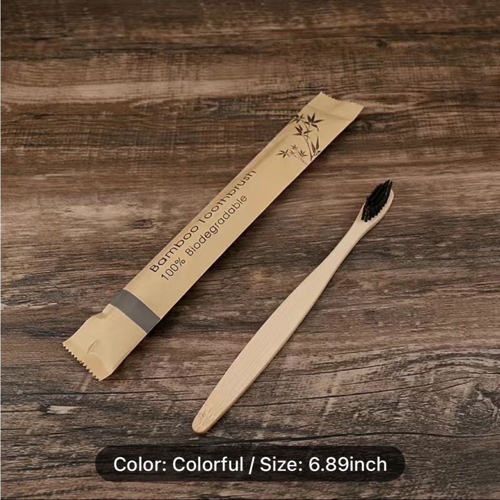 Biodegradable Bamboo Toothbrush - Picture 3 of 6